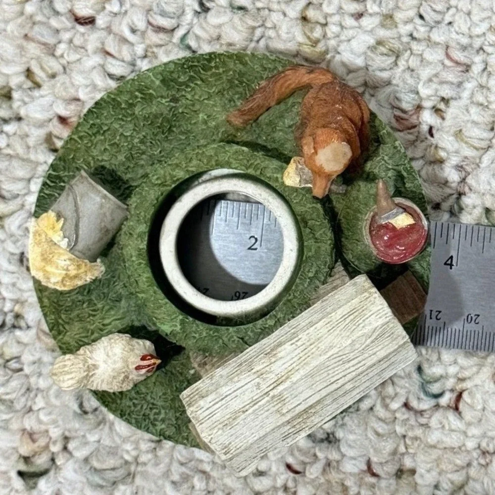 Hen House Jar Candle Topper Farmhouse Chicken Resin Candle Shade Decor